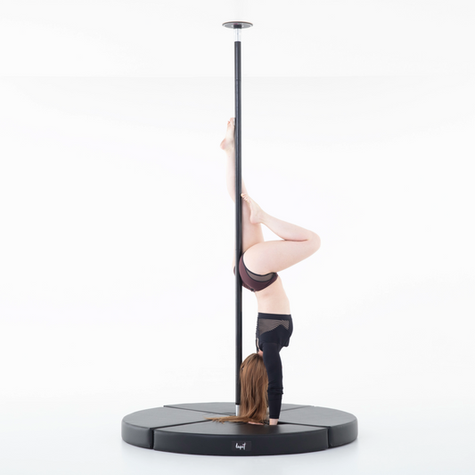 Lupit Crash Mat Round Standard Black | 150 cm - 12 cm - Kinky-shoes