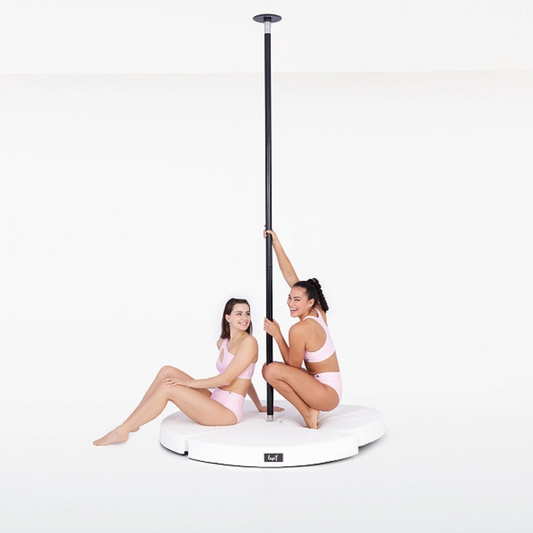 Lupit Crash Mat Round Standard White | 150 cm - 12 cm - Kinky-shoes