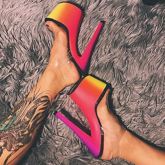 Pleaser Rainbow 308UV - Kinky-shoes