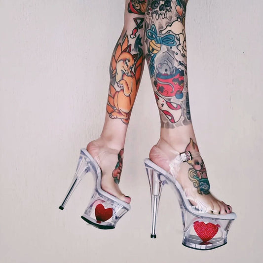 Pleaser Moon 708HRS | Bij Erotica Arnhem - Maat 38 (US-8) - Kinky-shoes