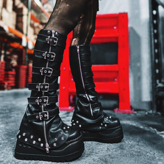 DemoniaCult Stomp 223 - Kinky-shoes