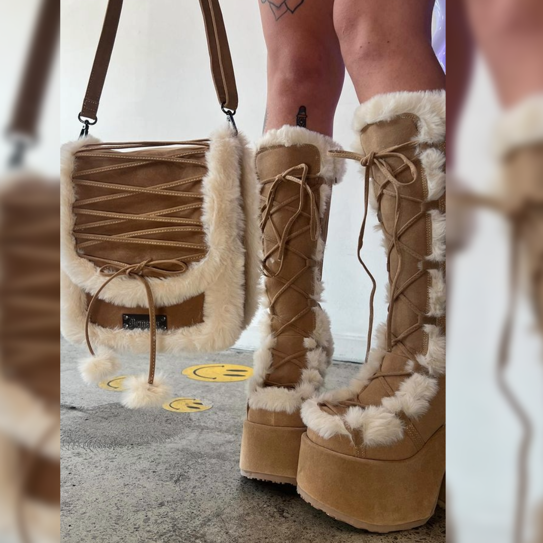 DemoniaCult HB 663 - Crossbody Bag - Kinky-shoes