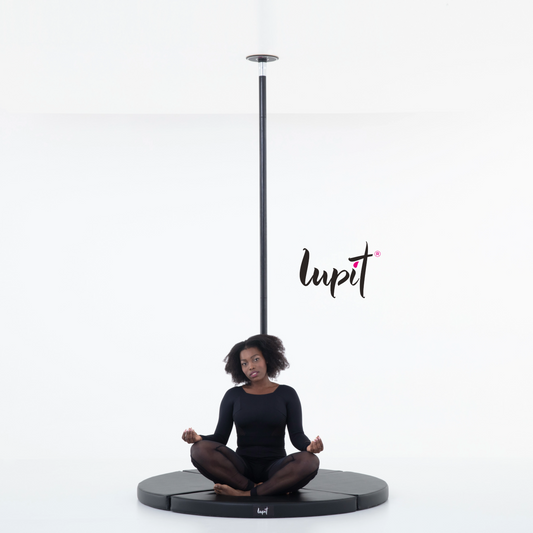 Lupit Crash Mat Round Premium Black | 150 cm - 8 cm - Kinky-shoes