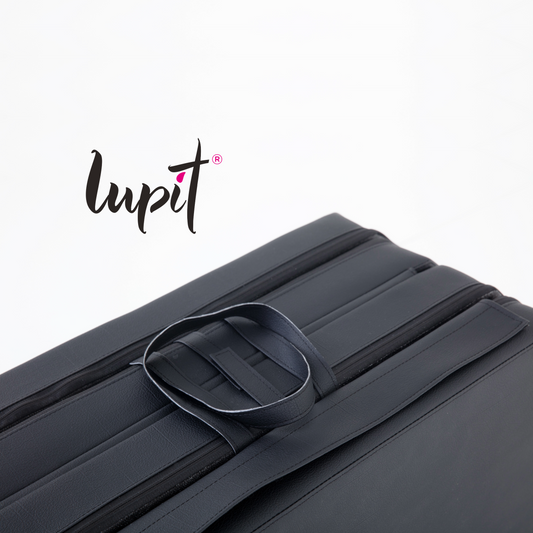 Lupit Crash Mat Round Premium Black | 150 cm - 8 cm - Kinky-shoes