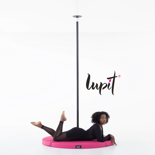 Lupit Crash Mat Round Premium Pink | 150 cm - 8 cm - Kinky-shoes