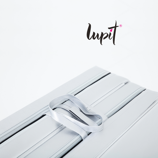 Lupit Crash Mat Round Premium Silver Metallic | 150 cm - 8 cm - Kinky-shoes