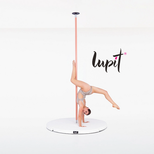 Lupit Crash Mat Round Premium White | 150 cm - 8 cm - Kinky-shoes