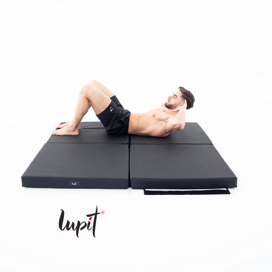 Lupit Crash Mat Square Multi-Use Standard Black | 150 cm - 8 cm - Kinky-shoes