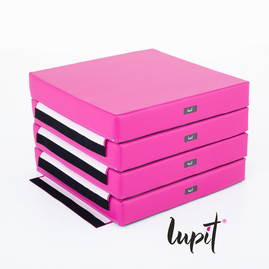 Lupit Crash Mat Square Multi-Use Standard Pink | 150 cm - 12 cm