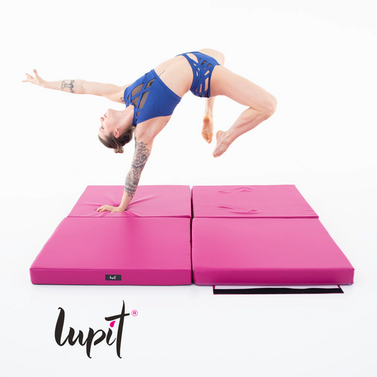 Lupit Crash Mat Square Multi-Use Standard Pink | 150 cm - 8 cm - Kinky-shoes