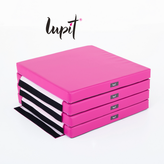 Lupit Crash Mat Square Multi-Use Standard Pink | 150 cm - 8 cm