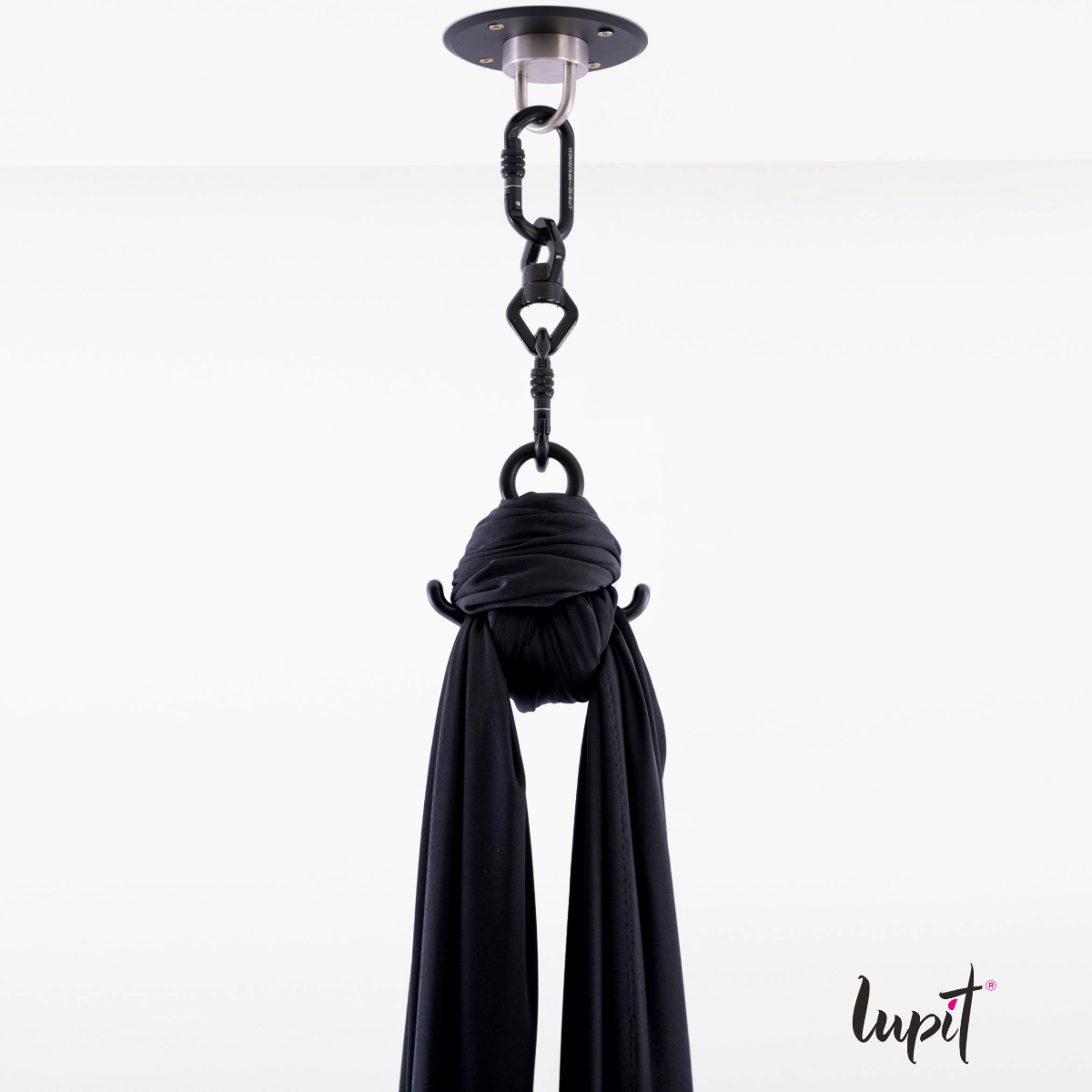 Lupit Aerial Silk | Soft Black