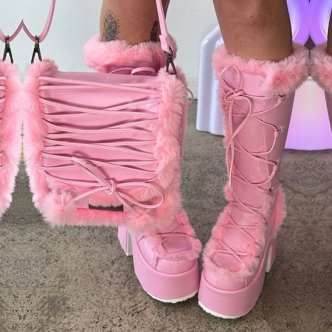 DemoniaCult HB 663 - Crossbody Bag - Kinky-shoes