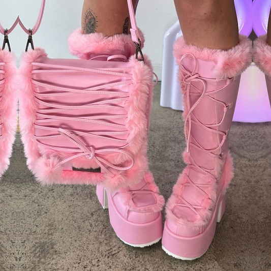 DemoniaCult HB 663 - Crossbody Bag - Kinky-shoes