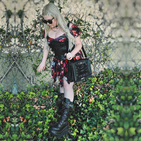 DemoniaCult HB 661 - Crossbody Bag - Kinky-shoes