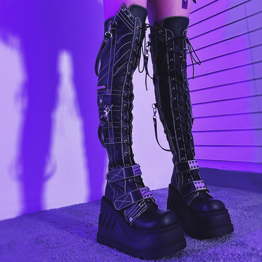 DemoniaCult Stomp 310 - Kinky-shoes