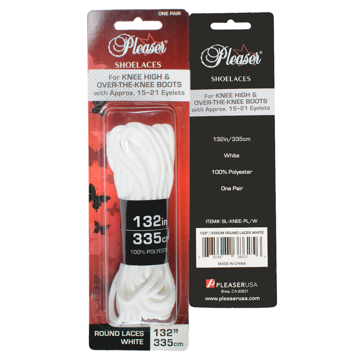 Pleaser Schoenveters voor Knie-/Overknee Laarzen - Kinky-shoes