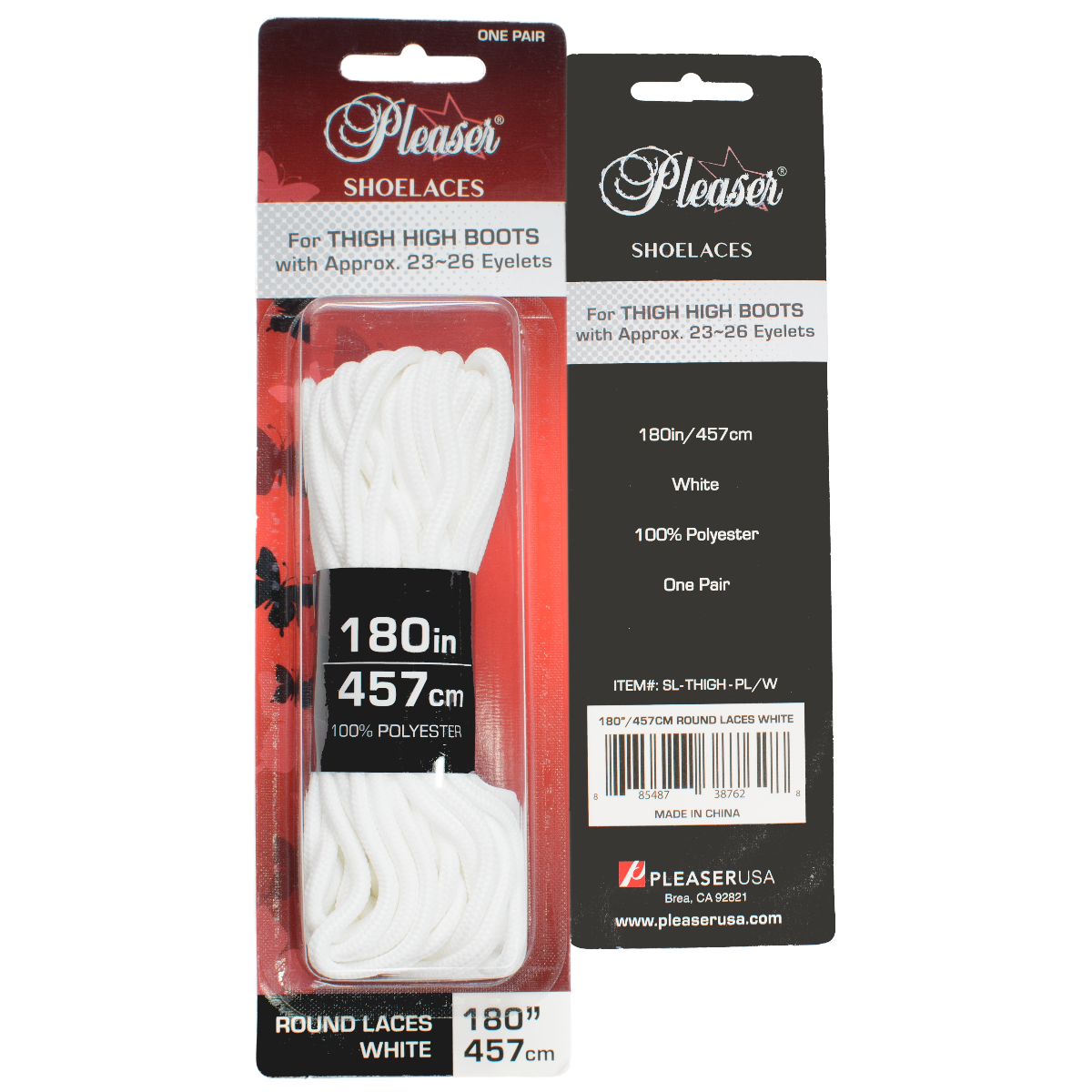 Pleaser Schoenveters voor Lieslaarzen - Kinky-shoes