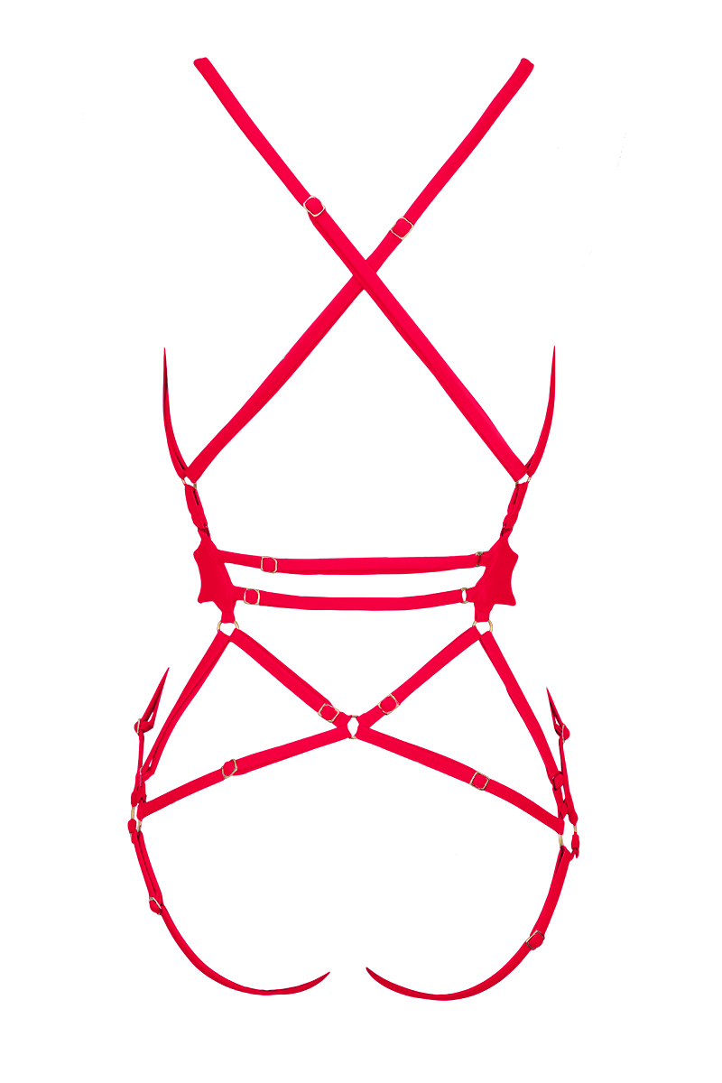 Yulia Harness - Lucid Poppy - Kinky-shoes