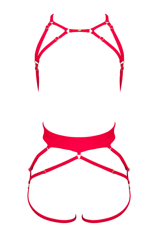 Yulia Harness - Lucid Poppy - Kinky-shoes