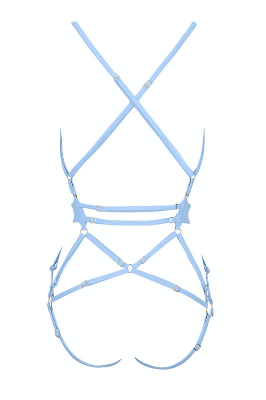 Yulia Harness - Sky Blue - Kinky-shoes