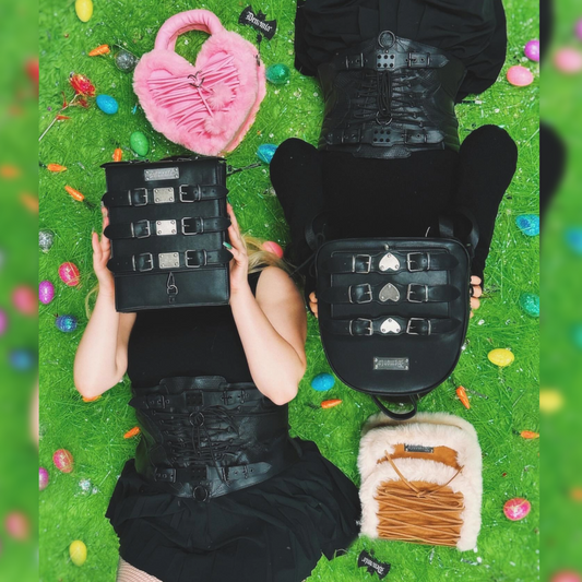 DemoniaCult HB 663 - Crossbody Bag - Kinky-shoes