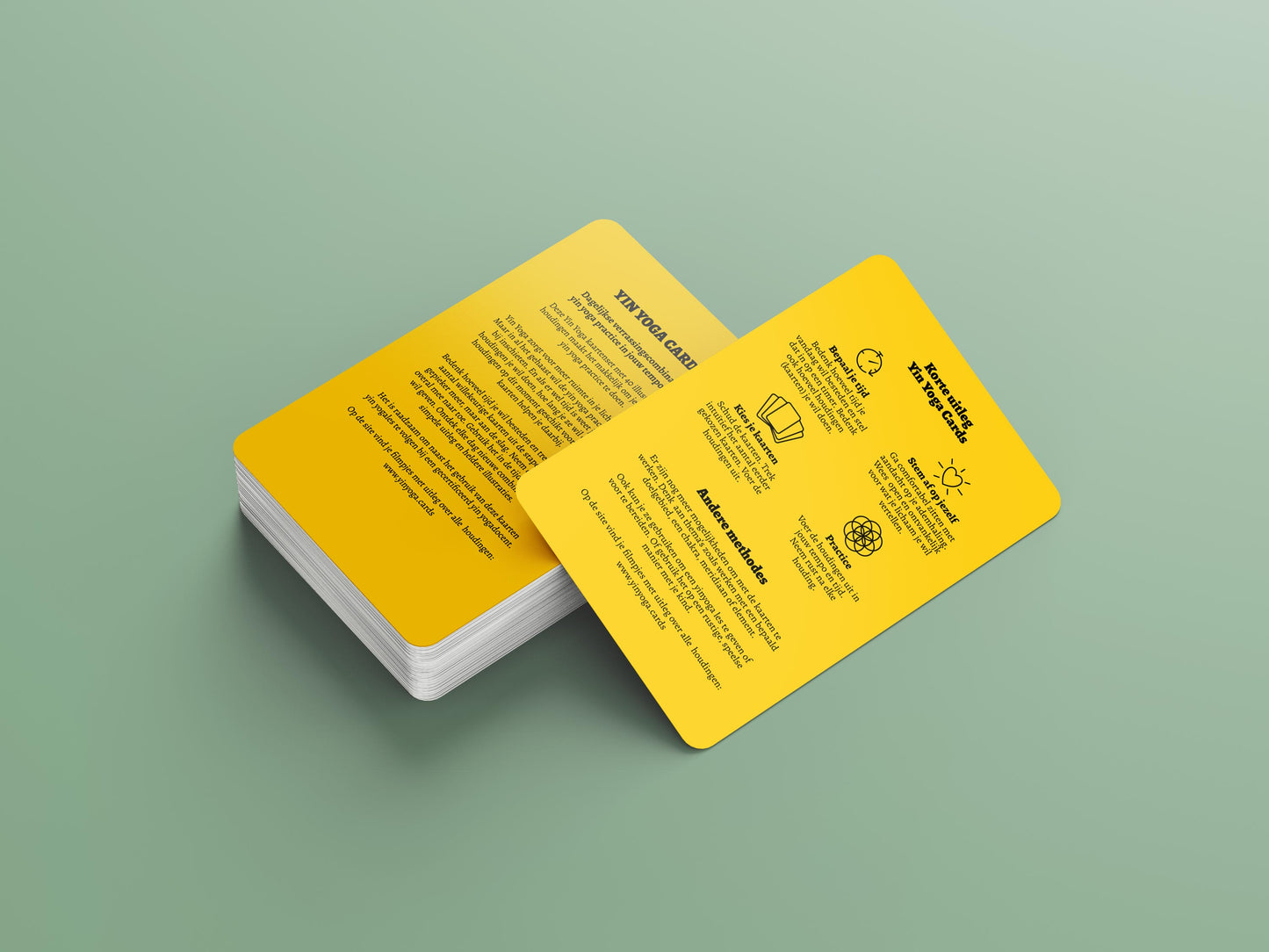 Yin Yoga Cards • Combideal: Set 1 & Set 2 - Kinky-shoes