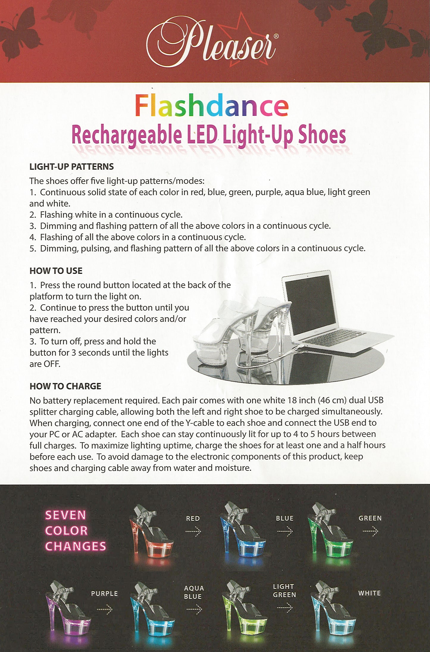 Pleaser Flashdance 808 - Kinky-shoes