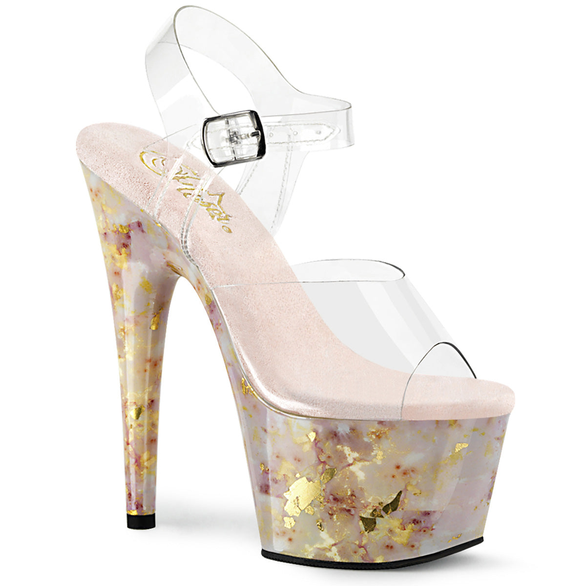 Blush 2024 gold heels