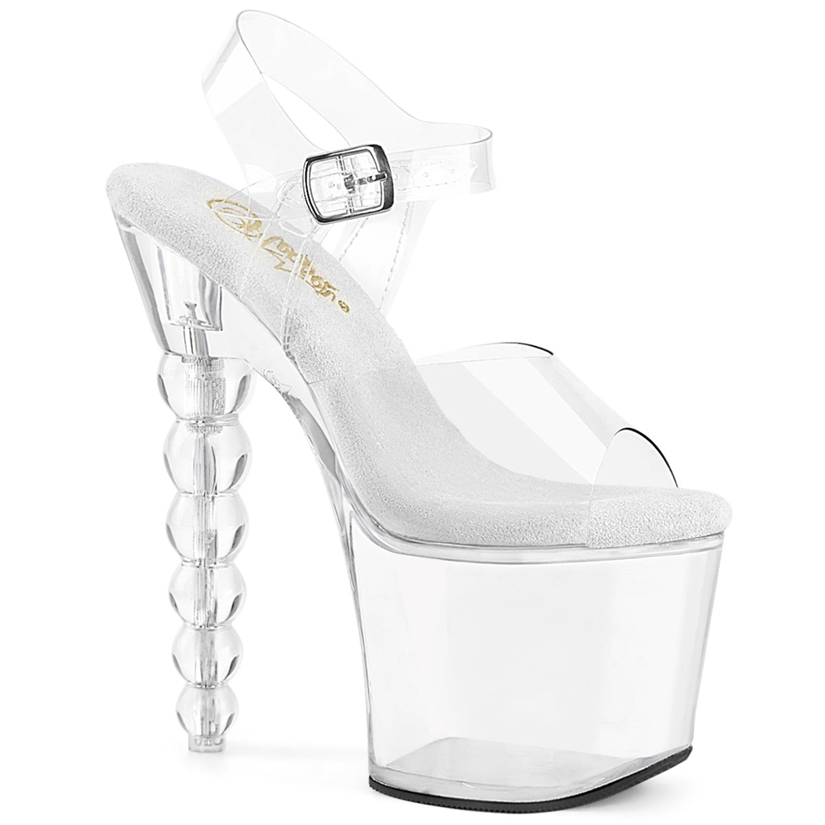 White on sale pleaser heels