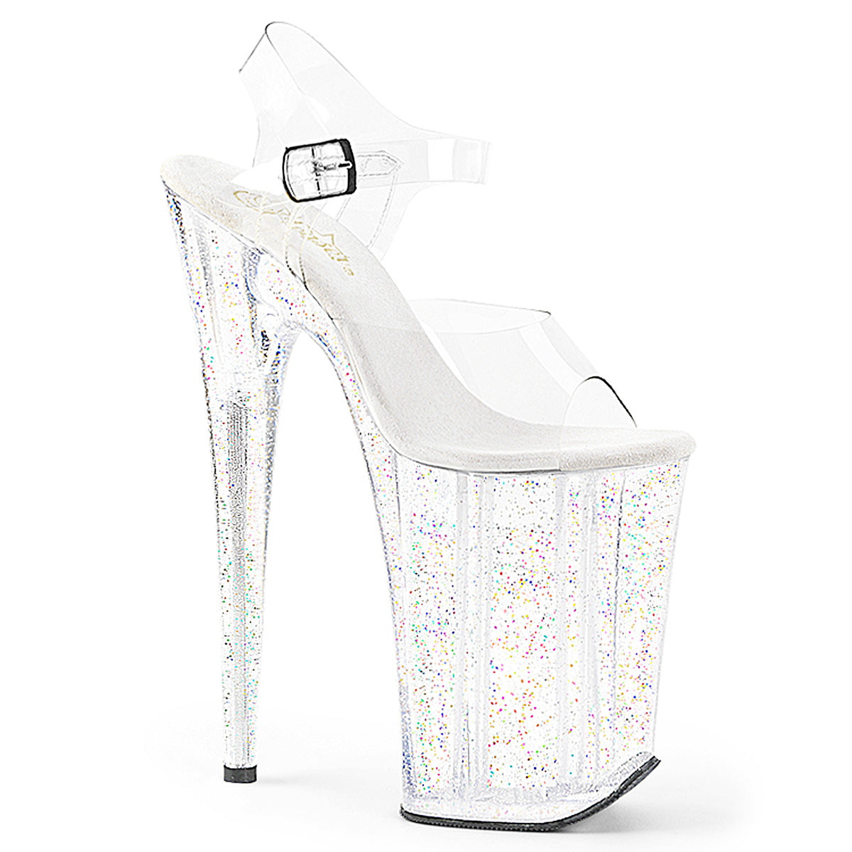 Iridescent glitter clearance heels