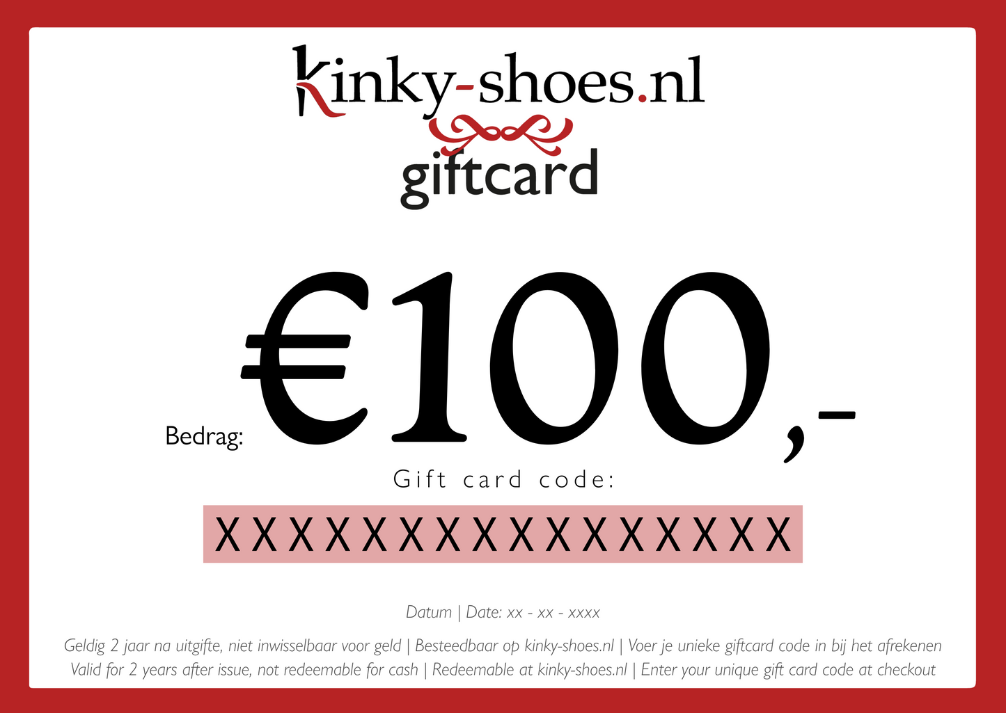 Kinky-Shoes Giftcard