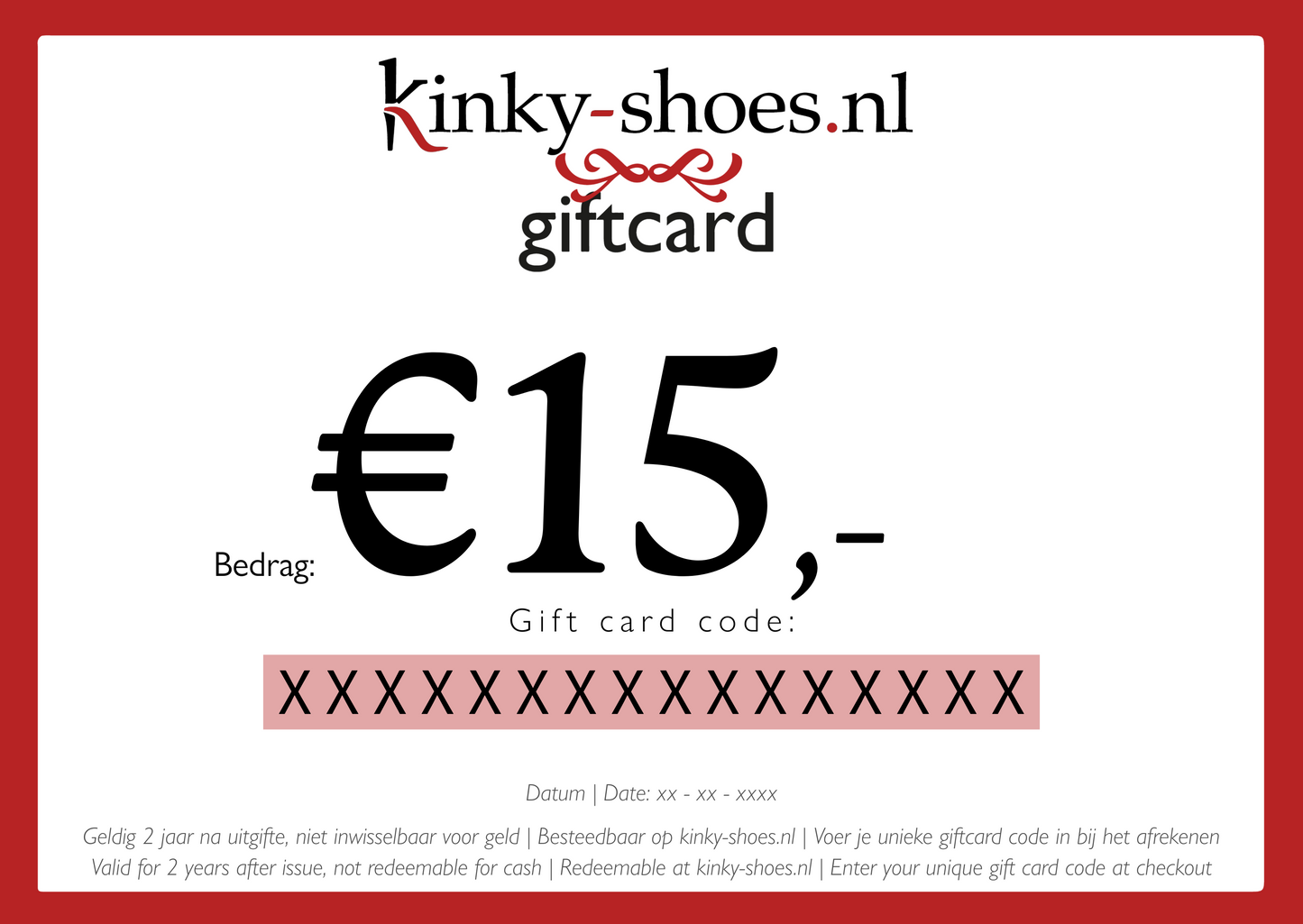 Kinky-Shoes Giftcard