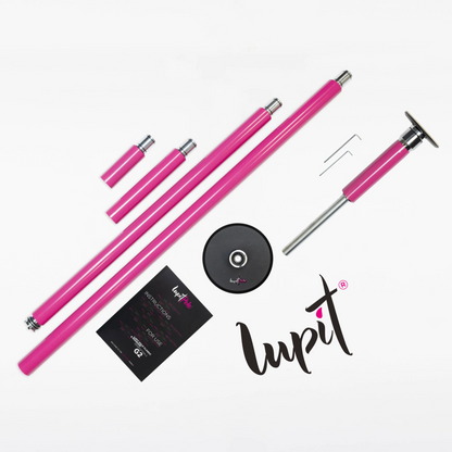 Lupit Pole Classic G2, Standard Lock, Powder Coated Pink, 45mm