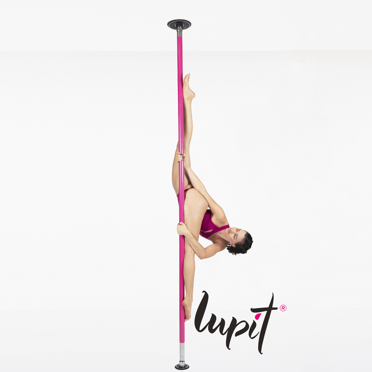 Lupit Pole Diamond G2, Standard Lock, Powder Coated Pink, 45mm