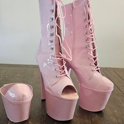 8" | Pleaser Shoe Protectors Lichtroze