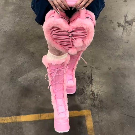 DemoniaCult HB 631 - Heart Shaped Purse