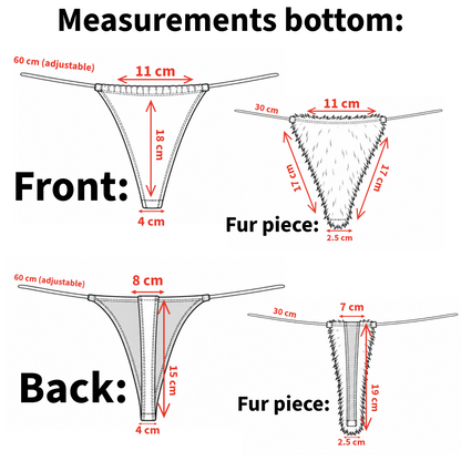 Pleaser Dancewear Fantasy 07FUR