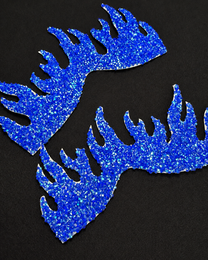 Pole Mom Design Rhinestone Flames - Diamond Inferno Add-Ons | For 8" Flamingo