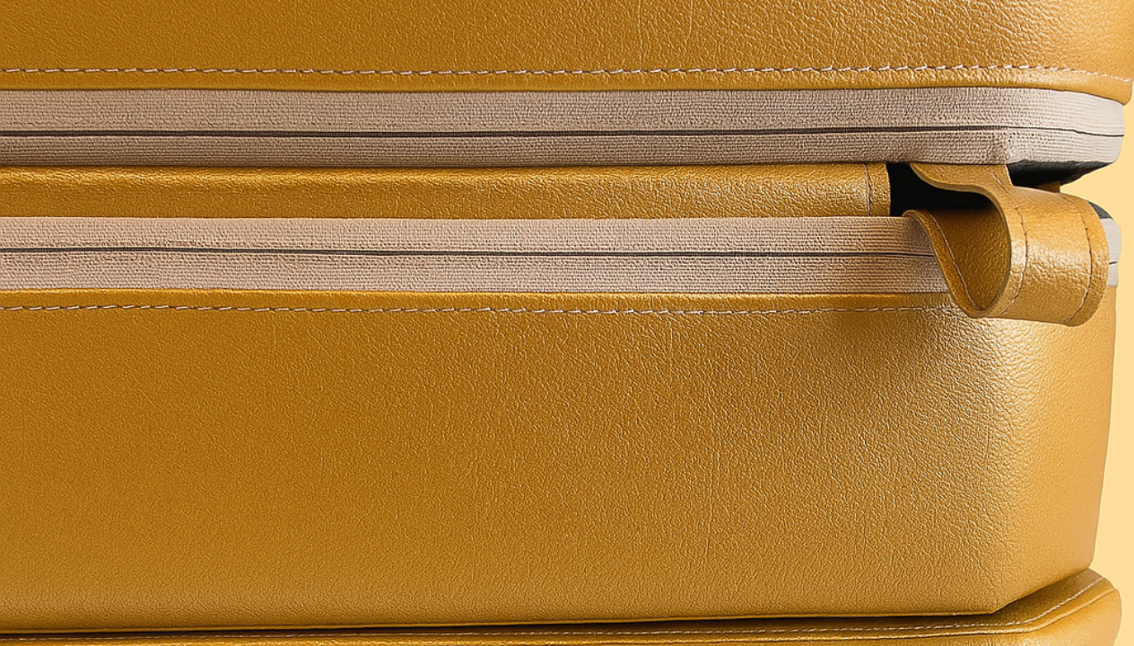 Lupit Crash Mat Round Premium Gold Metallic | 150 cm - 12 cm