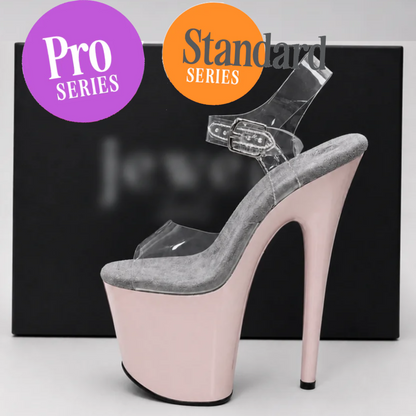 Pole Mom Design Invisible Shoe Protectors | For 8" Jewel Heels Sandals