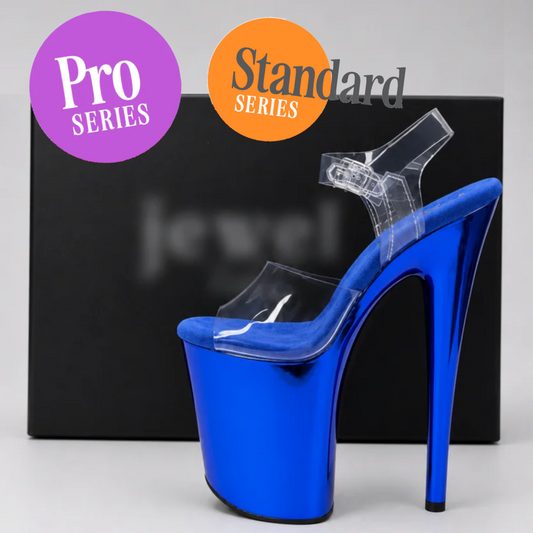 Pole Mom Design Invisible Shoe Protectors  | For 9" Jewel Heels Sandals