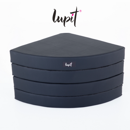 Lupit Crash Mat Round Premium Black | 150 cm - 12 cm