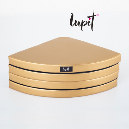 Lupit Crash Mat Round Premium Gold Metallic | 150 cm - 8 cm