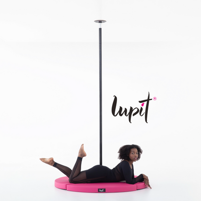 Lupit Crash Mat Round Premium Pink | 150 cm - 8 cm