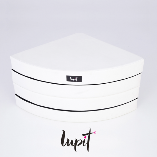 Lupit Crash Mat Round Premium White | 150 cm - 8 cm