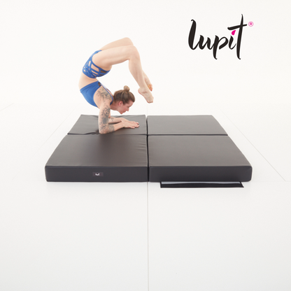 Lupit Crash Mat Square Multi-Use Premium Black | 150 cm - 12 cm