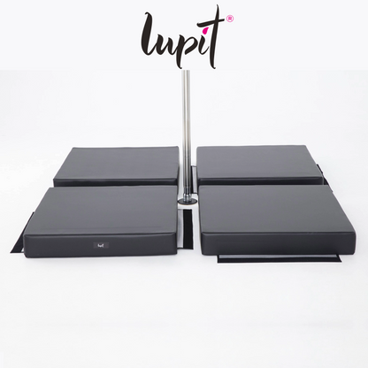 Lupit Crash Mat Square Multi-Use Premium Black | 150 cm - 12 cm