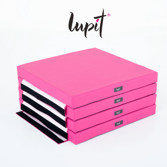 Lupit Crash Mat Square Multi-Use Premium Pink | 150 cm - 8 cm