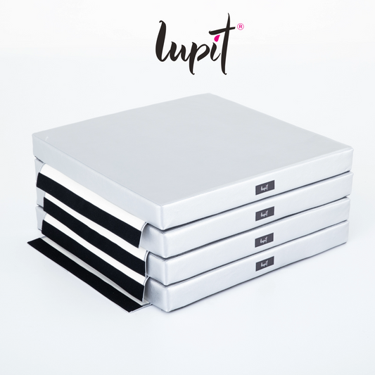 Lupit Crash Mat Square Multi-Use Premium Silver | 150 cm - 8 cm